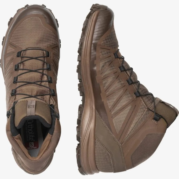 Botas Tácticas Salomon Speed Assault Hombre Marrom | MX KFSN068